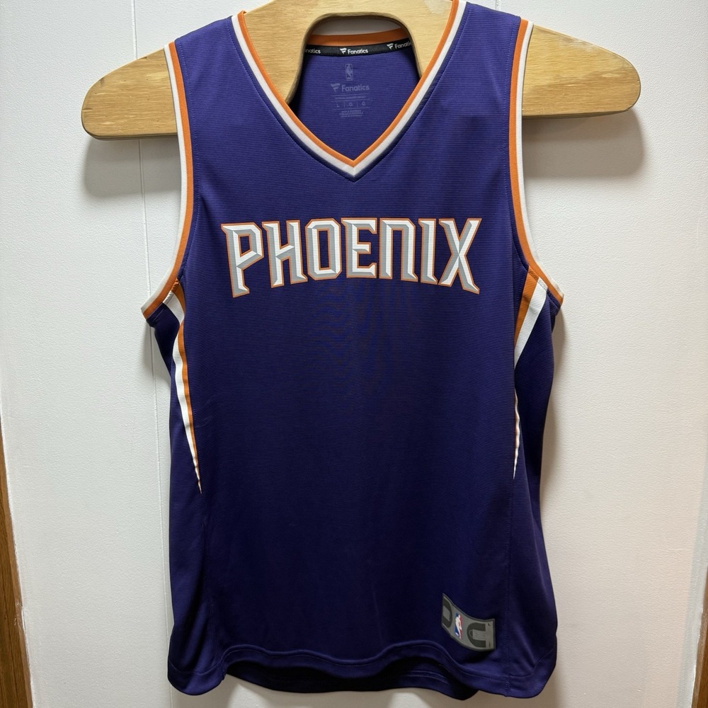 Phoenix Suns Fanatics NBA Basketball Jersey Mens Size Large‎ Purple Sleeveless
